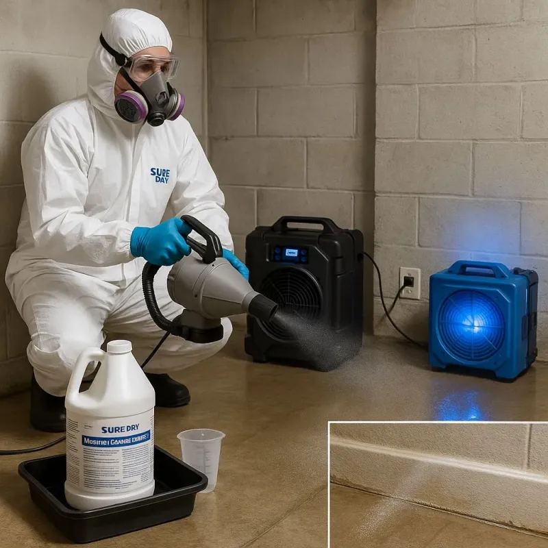 Sanitization and Odor Removal process in Flowood, MS